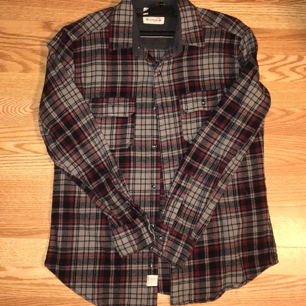Striped Button down Flannel
